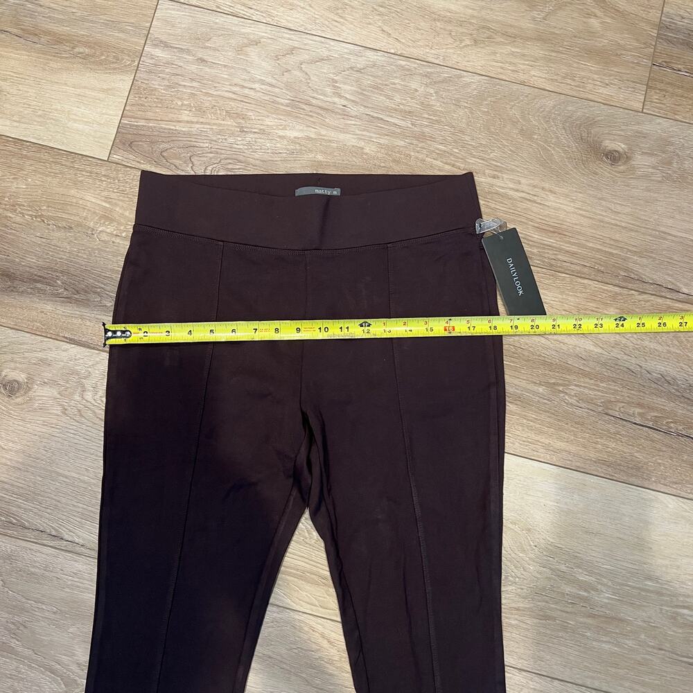 MATTY M. Women's The All-Day Side Pocket Legging Size L In Dark Brown - Picture 6 of 11